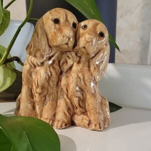 Vintage Ceramic Twin Cocker Spaniels
